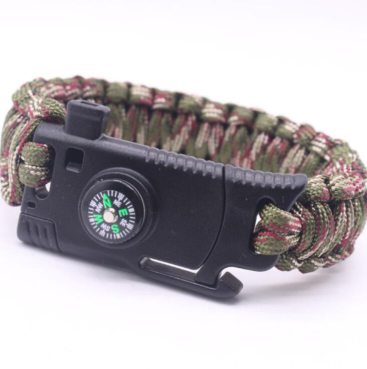 Military Outdoor Paracord Survival Bracelet