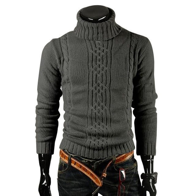 Men's Casual Turtleneck Sweater