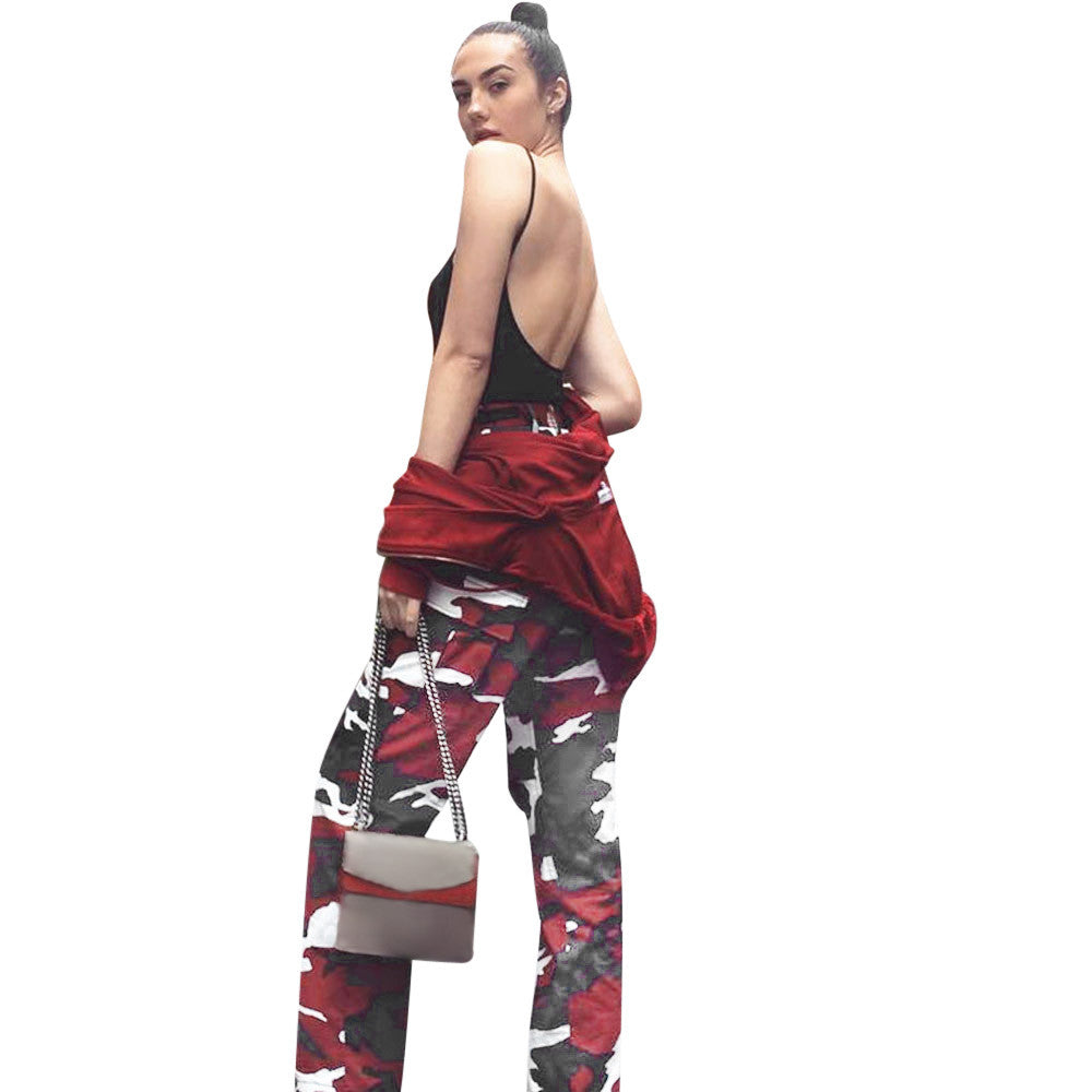 Women's Sports Camo Cargo Pants