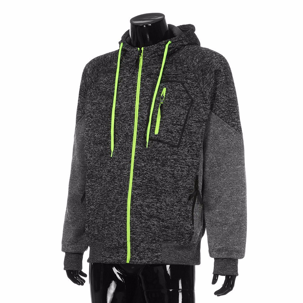 Men's new sporty workout zip-up Hoodie.