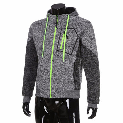 Men's new sporty workout zip-up Hoodie.