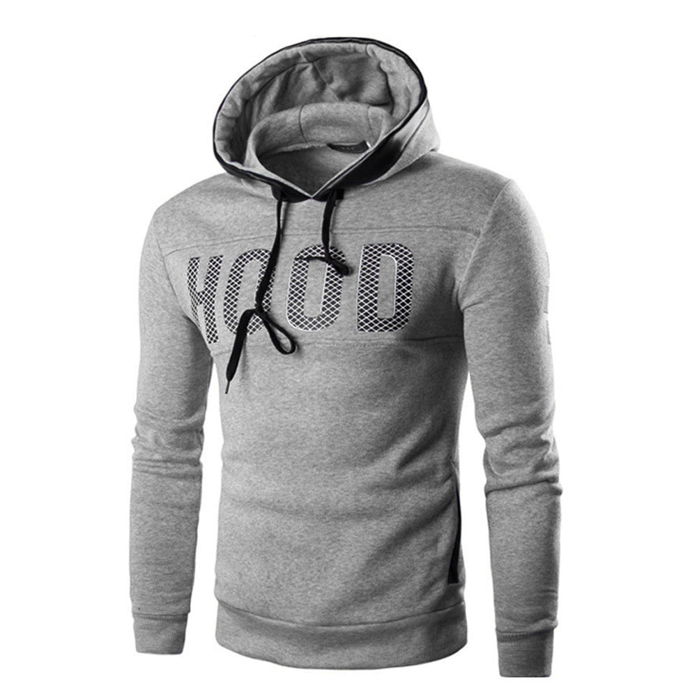 Men's Slim Hoodie Pullover Sweatshirt