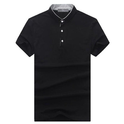 Men's Solid Color Polo Shirts