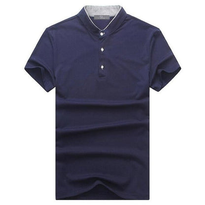 Men's Solid Color Polo Shirts