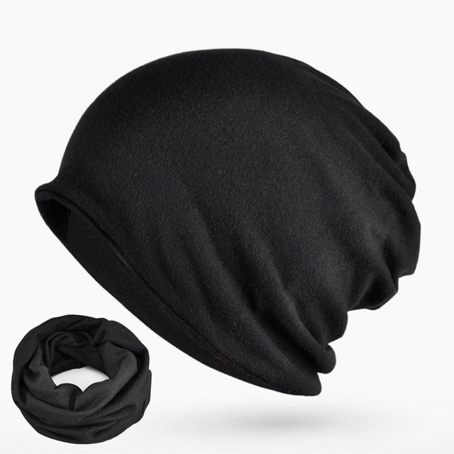 Multi Style Hip Hop Beanies Skullies+ Collar Scarf