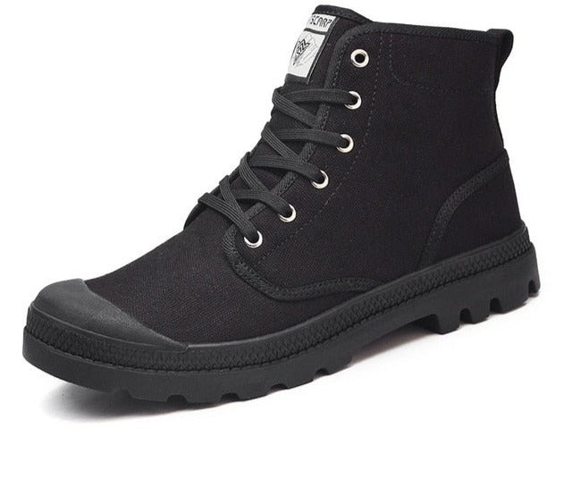 Men's Canvas Boots. Army Combat Style very Comfortable