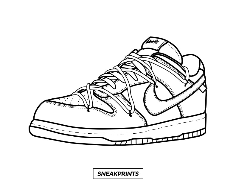 Nike Dunk Low Template