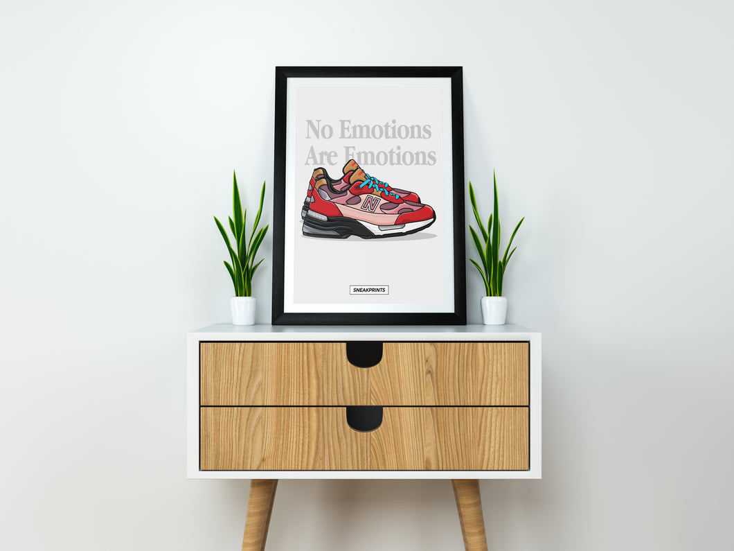 New Balance 992 X Joe Fresh Goods Don T Be Mad Sneakprints Poster