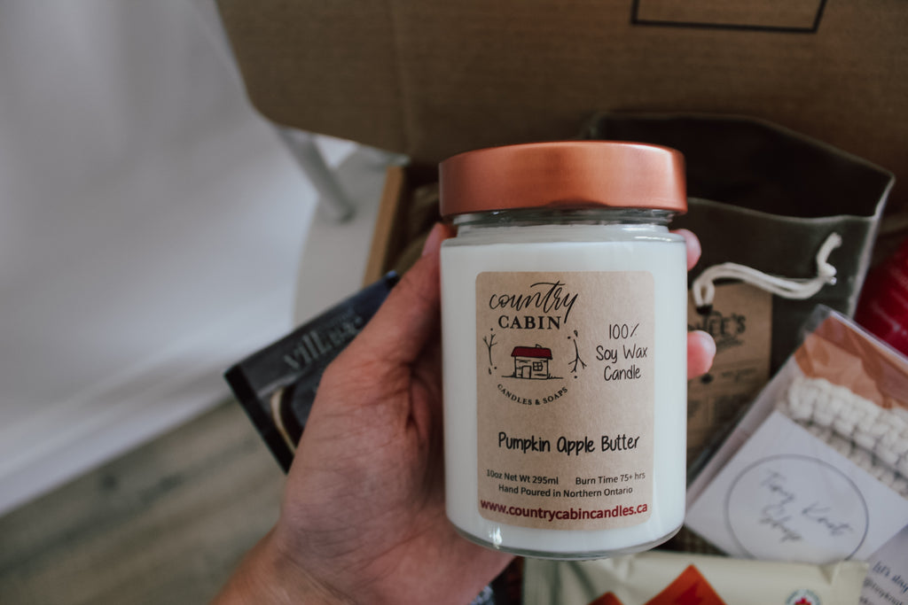 Pumpkin Apple Butter Candle - Acre75 Gathered Canadian Subscription Box