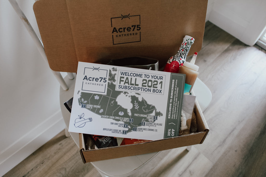 Acre75 Gathered Fall Box - Canadian Subscription Box