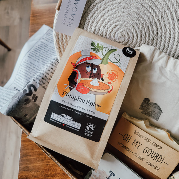 Pumpkin Spice Coffee - Baden Coffee - Acre75 Gathered Canadian Subscription Box