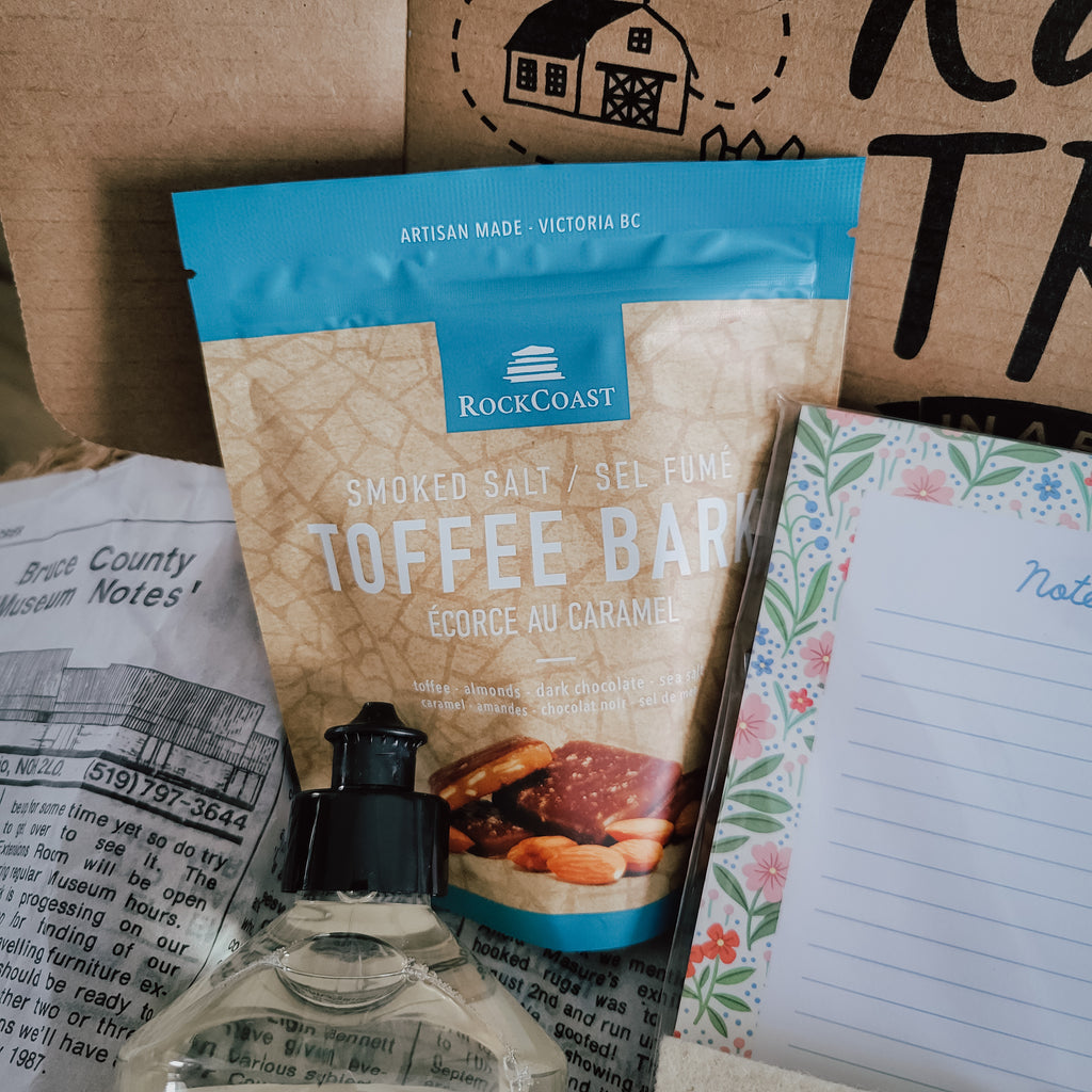 Smoked Salt Toffee Bark - RockCoast Confections - Acre75 Gathered Subscription Box