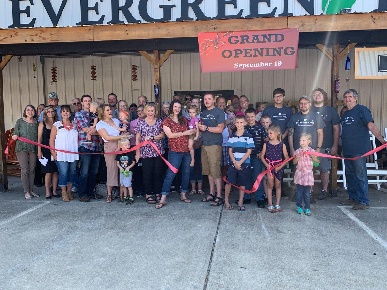 Evergreen Patio officially opened in Cave Spring, Sept. 19th.