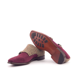 burgundy suede dress shoes
