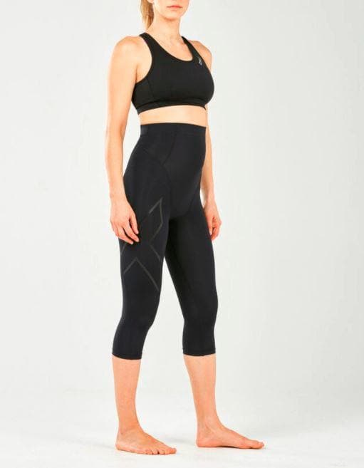 personificering dragt Forstyrre 2XU Postnatal Active Recovery Maternity 3/4 Tights - Black/Nero