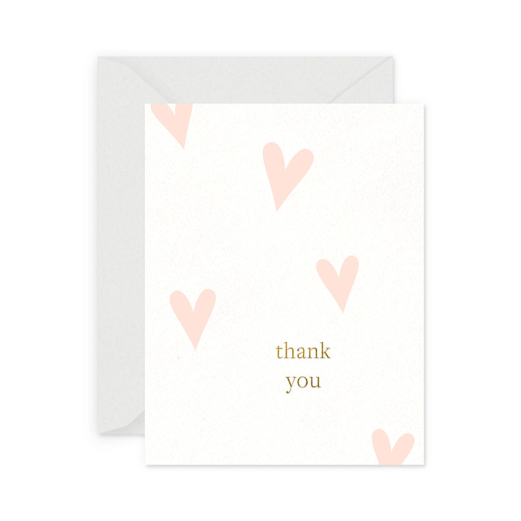 Happy Heart Thank You Greeting Card – Smitten on Paper