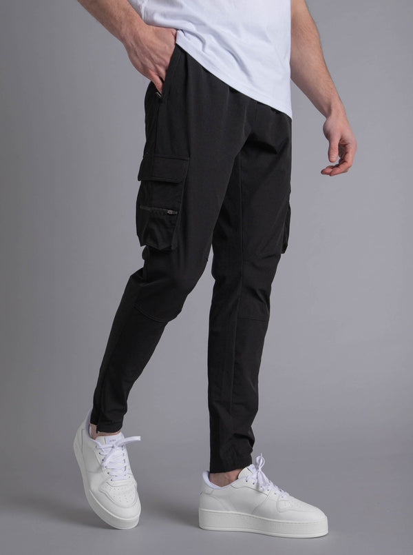 Relaxed Fit Nylon Cargo Pant in Grey ARNE