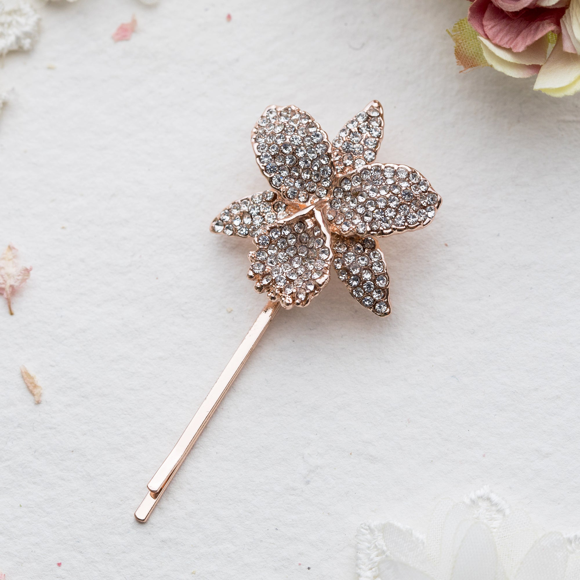 rose gold hair slide