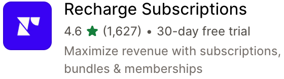 Recharge Subscriptions Logo