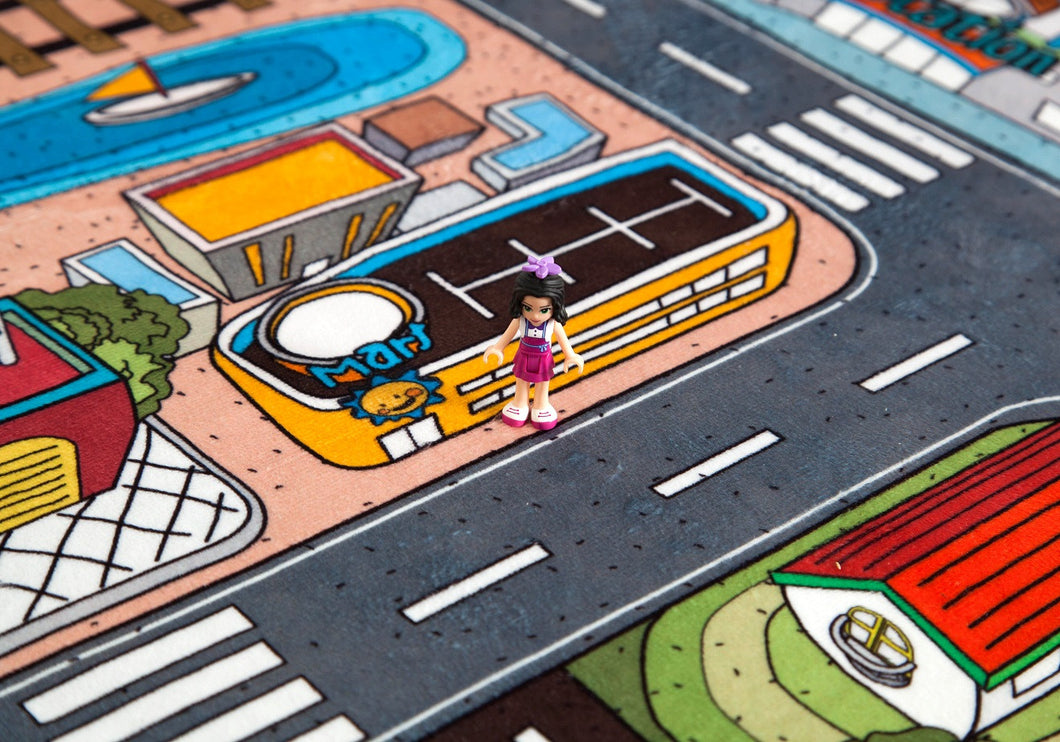 car road play mat