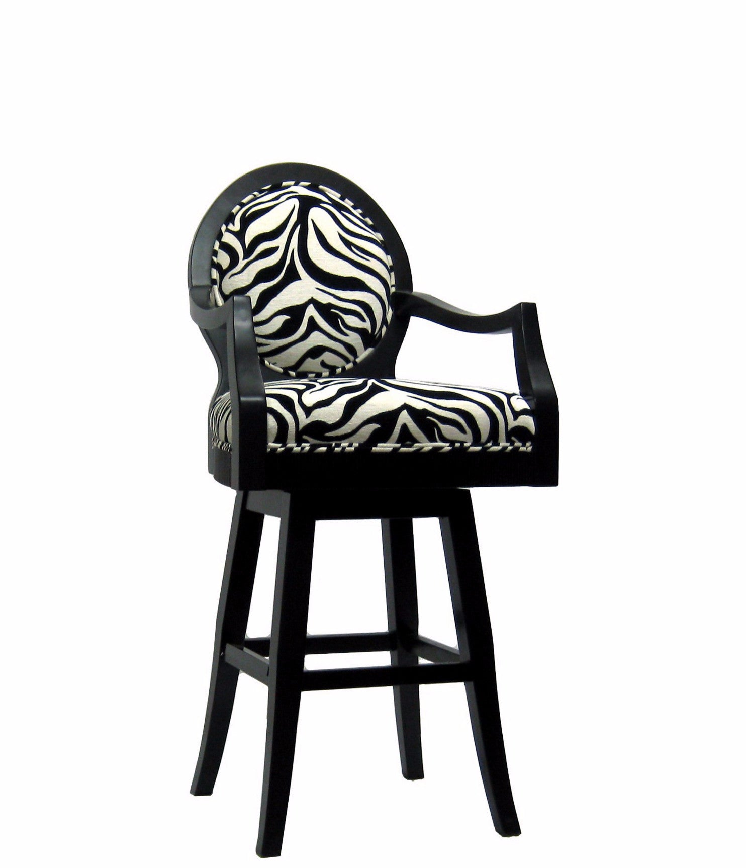 zebra bar stools