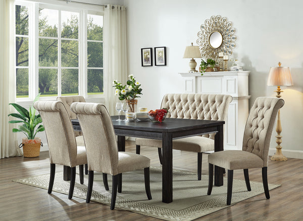 espresso dining room sets