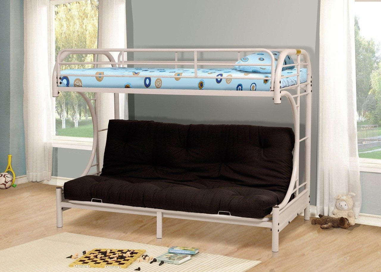 white metal futon bunk bed