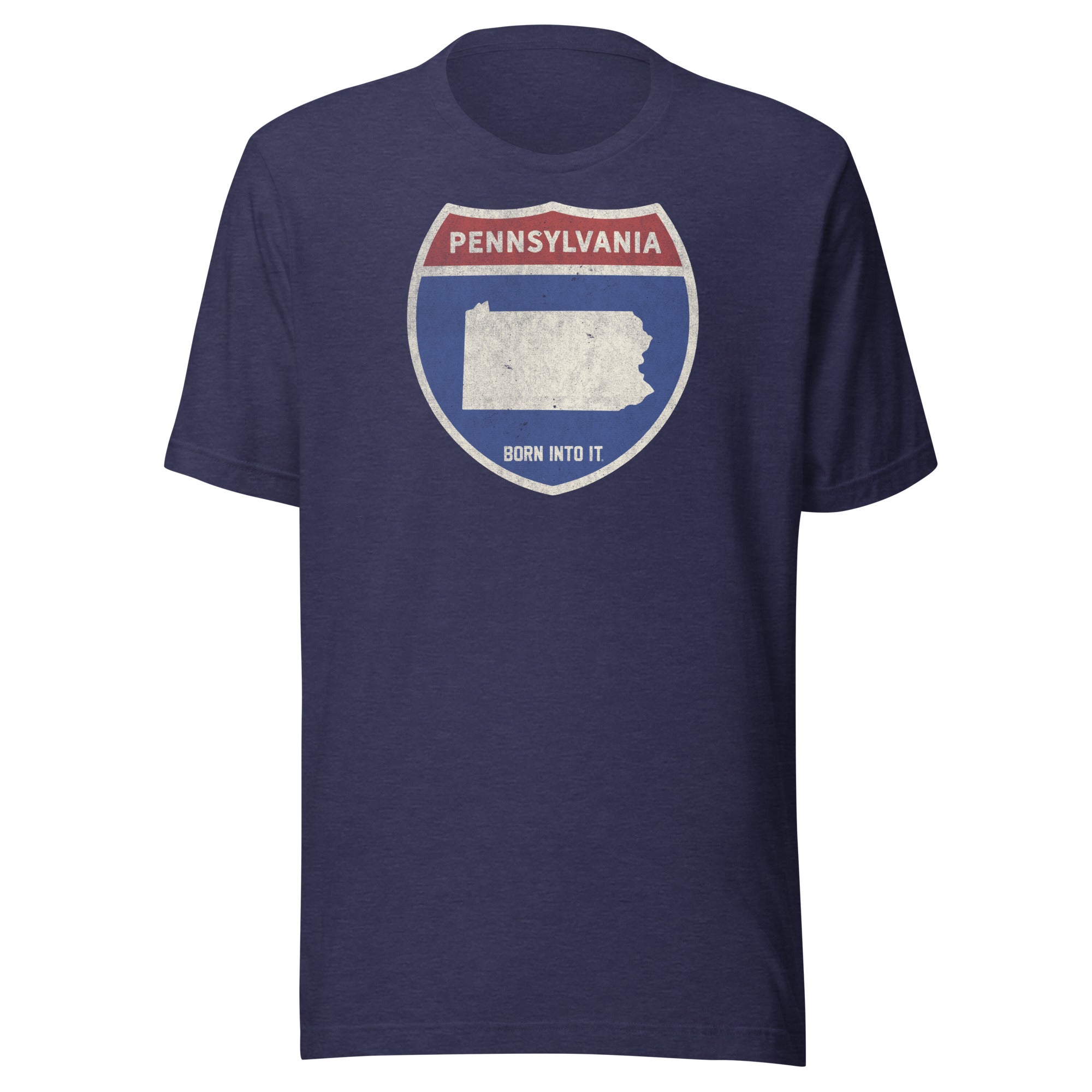 Pennsylvania Road Sign Unisex t-shirt - Born Into It product image