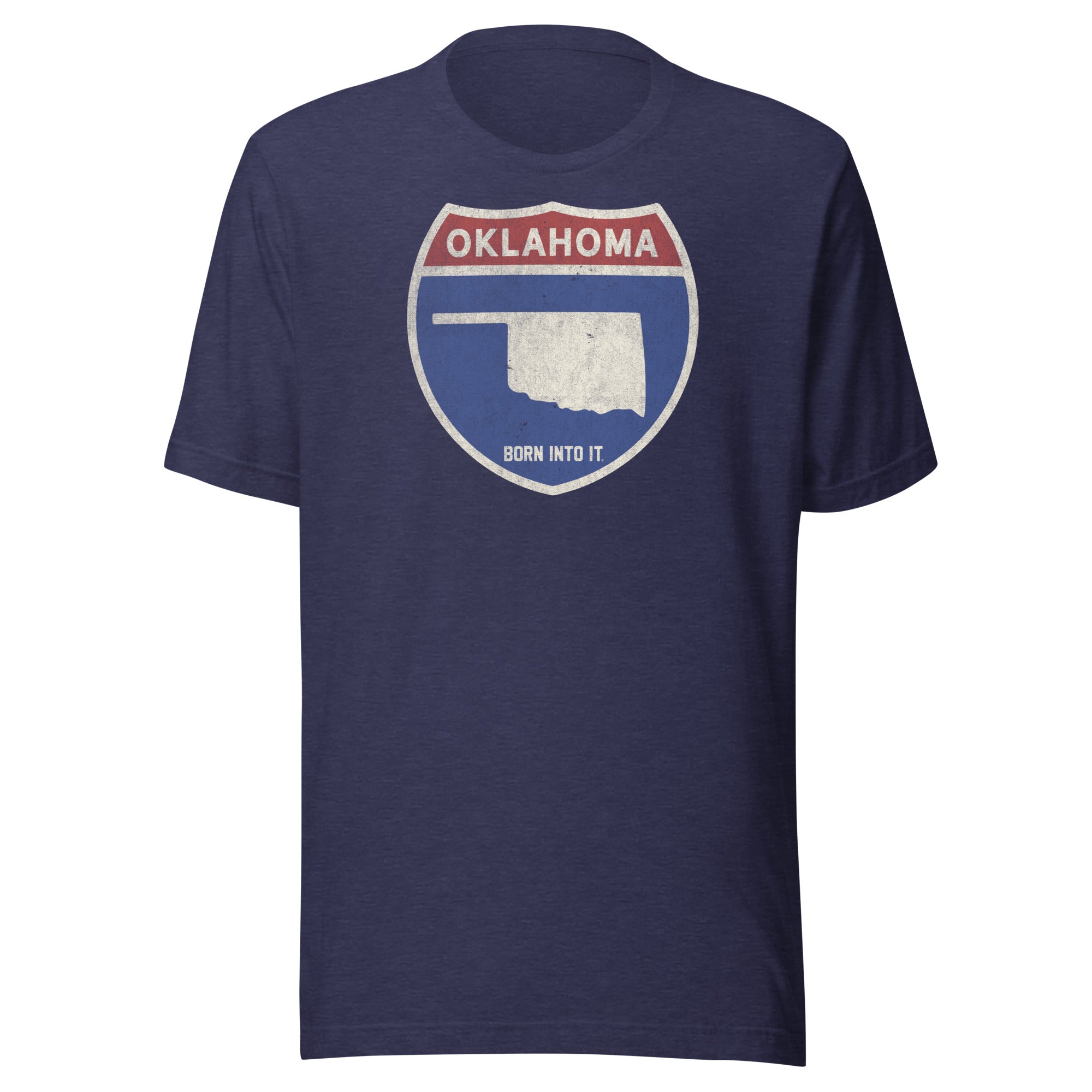 Oklahoma Road Sign Unisex t-shirt - Born Into It product image