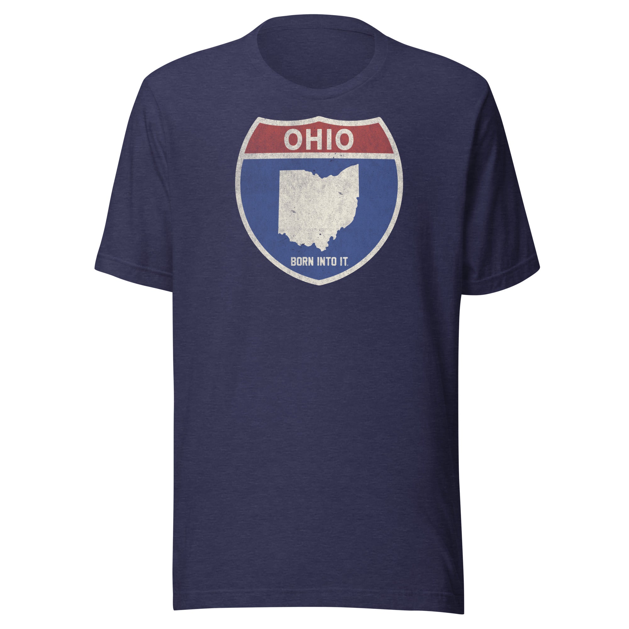 Ohio Road Sign Unisex t-shirt - Born Into It product image