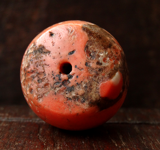 antique coral beads