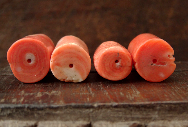 coral beads