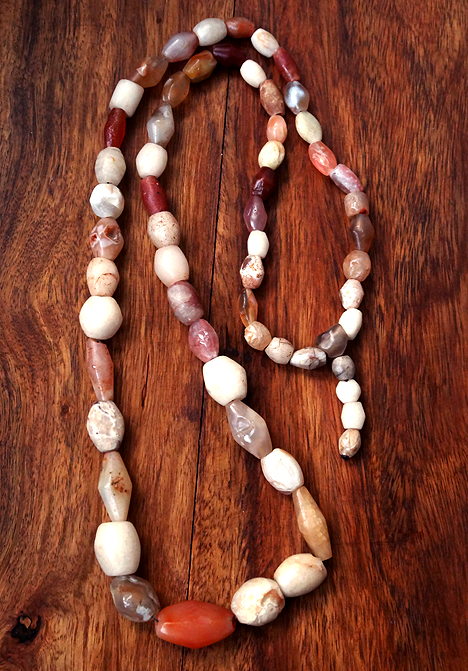 antique agate necklace