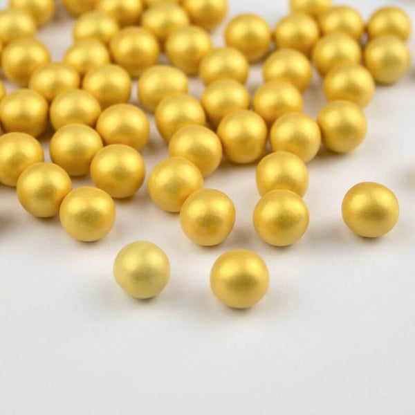 Gold Pearlescent Large Choco Ball Sprinkles (BBE: 06/01/2023)