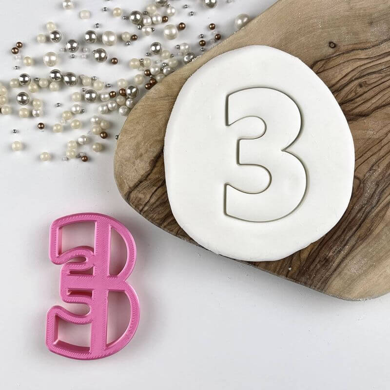 Number 0-9 (10cm) Cookie Cutter
