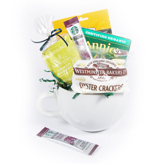 Ceramic Mug Filled with Coffee & Tea – Boston Gift Baskets