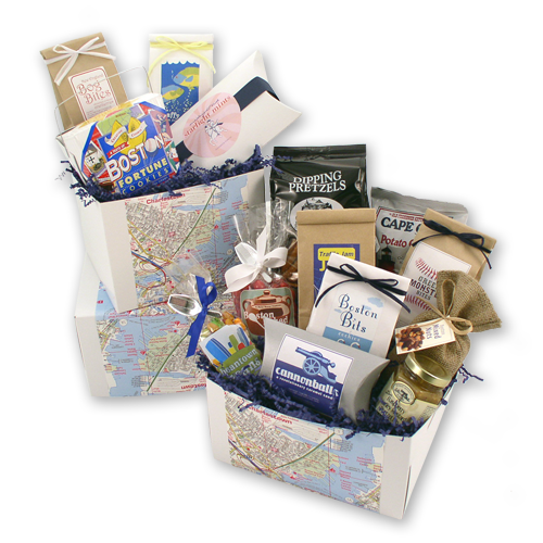 City Sidewalks Holiday Gift Tote – Boston Gift Baskets