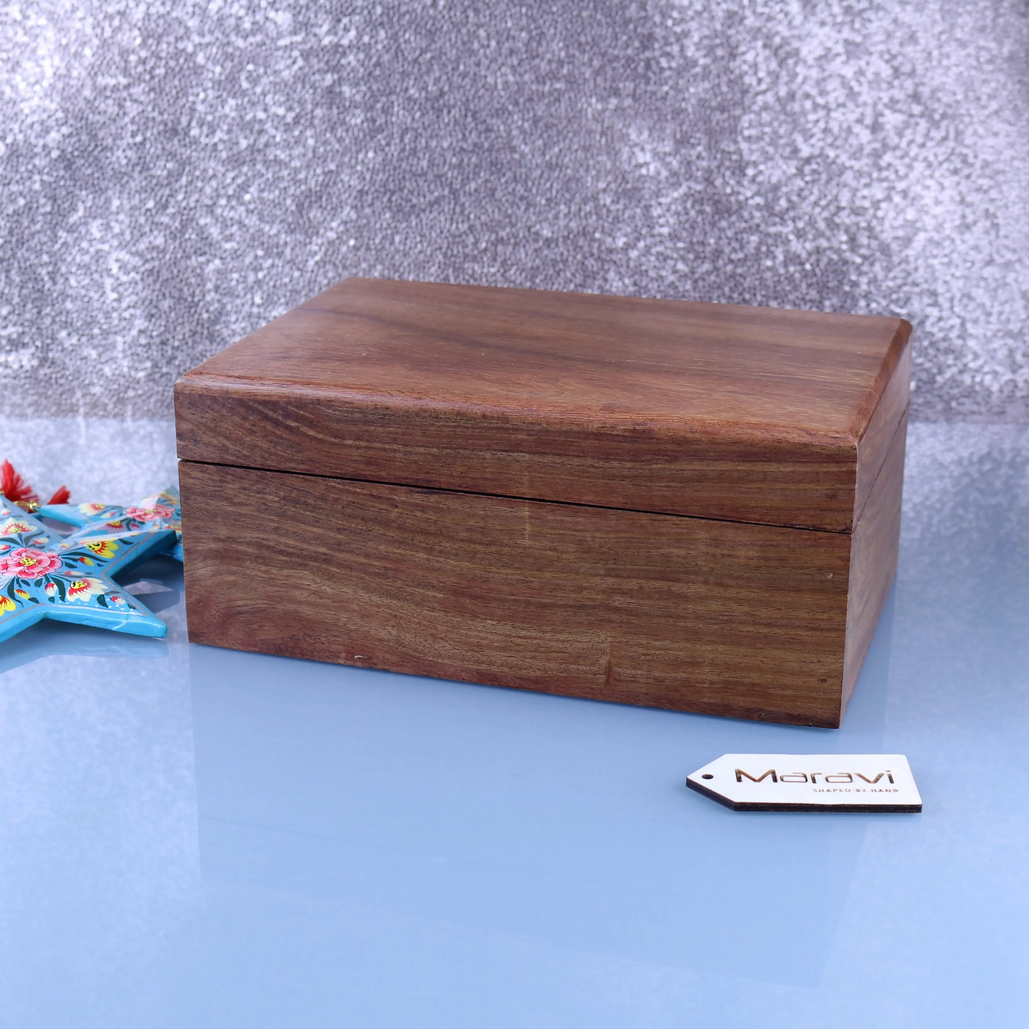 Khalka Plain Wooden Storage Boxes – Maravi