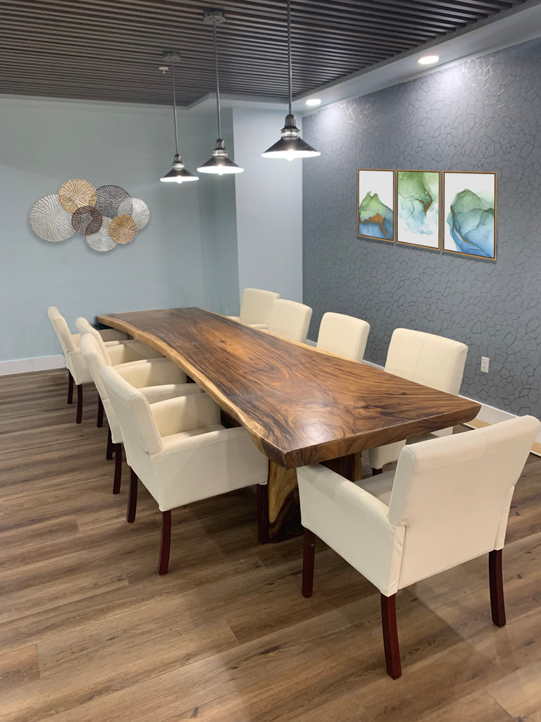 Live edge conference table