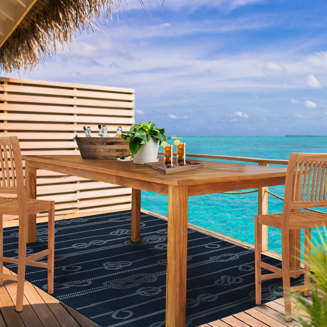 rectangular bistro table and chairs