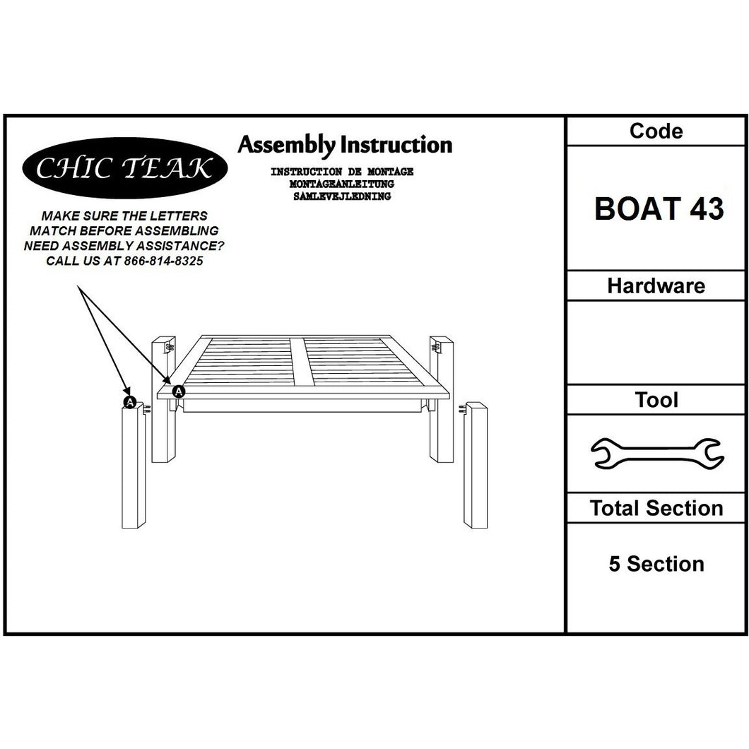 Rectangular Dining Table Made From Recycled Teak Wood Boats 87 X