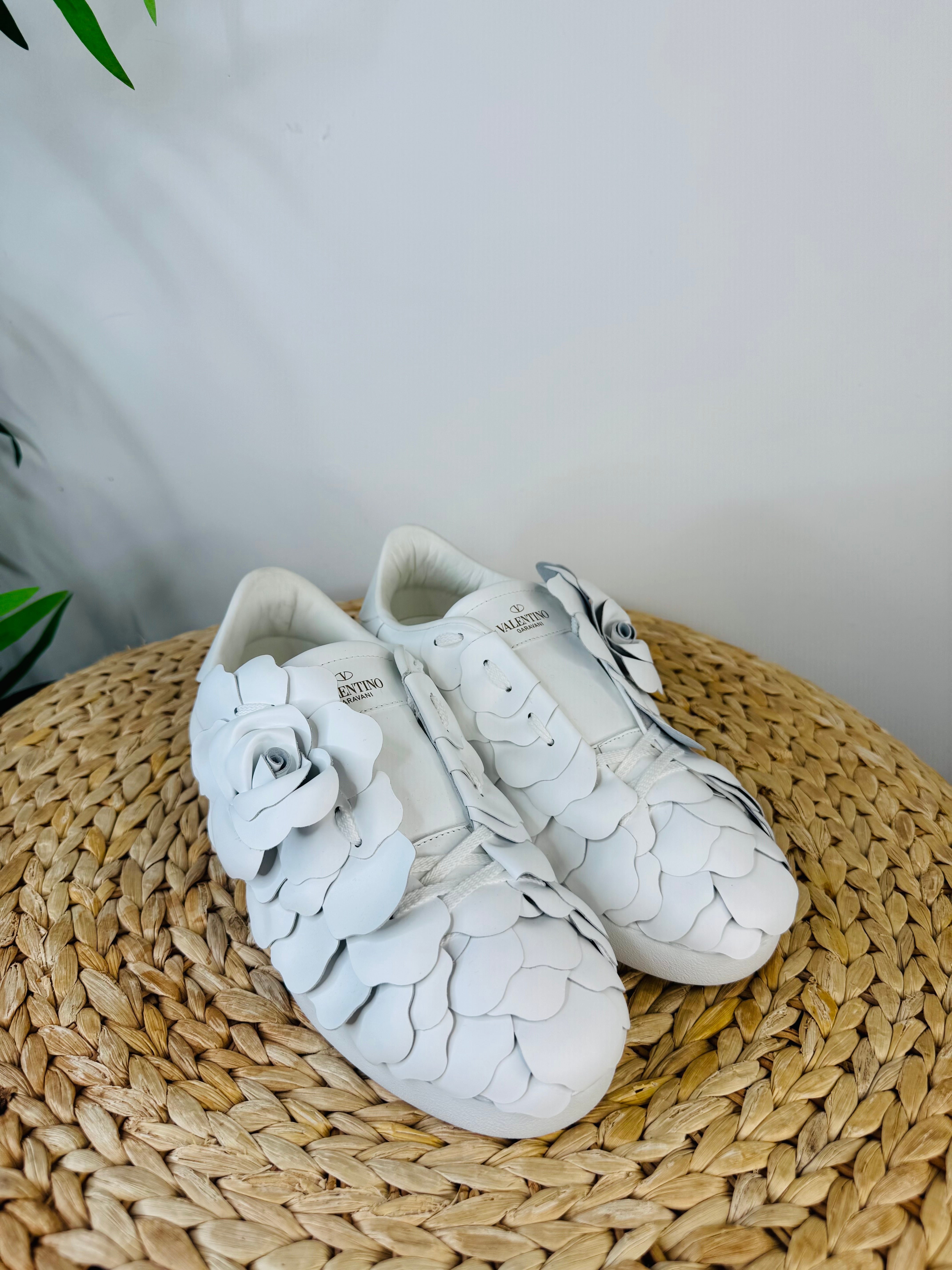 image of Atelier 03 Rose Edition Leather Trainers - Size 40