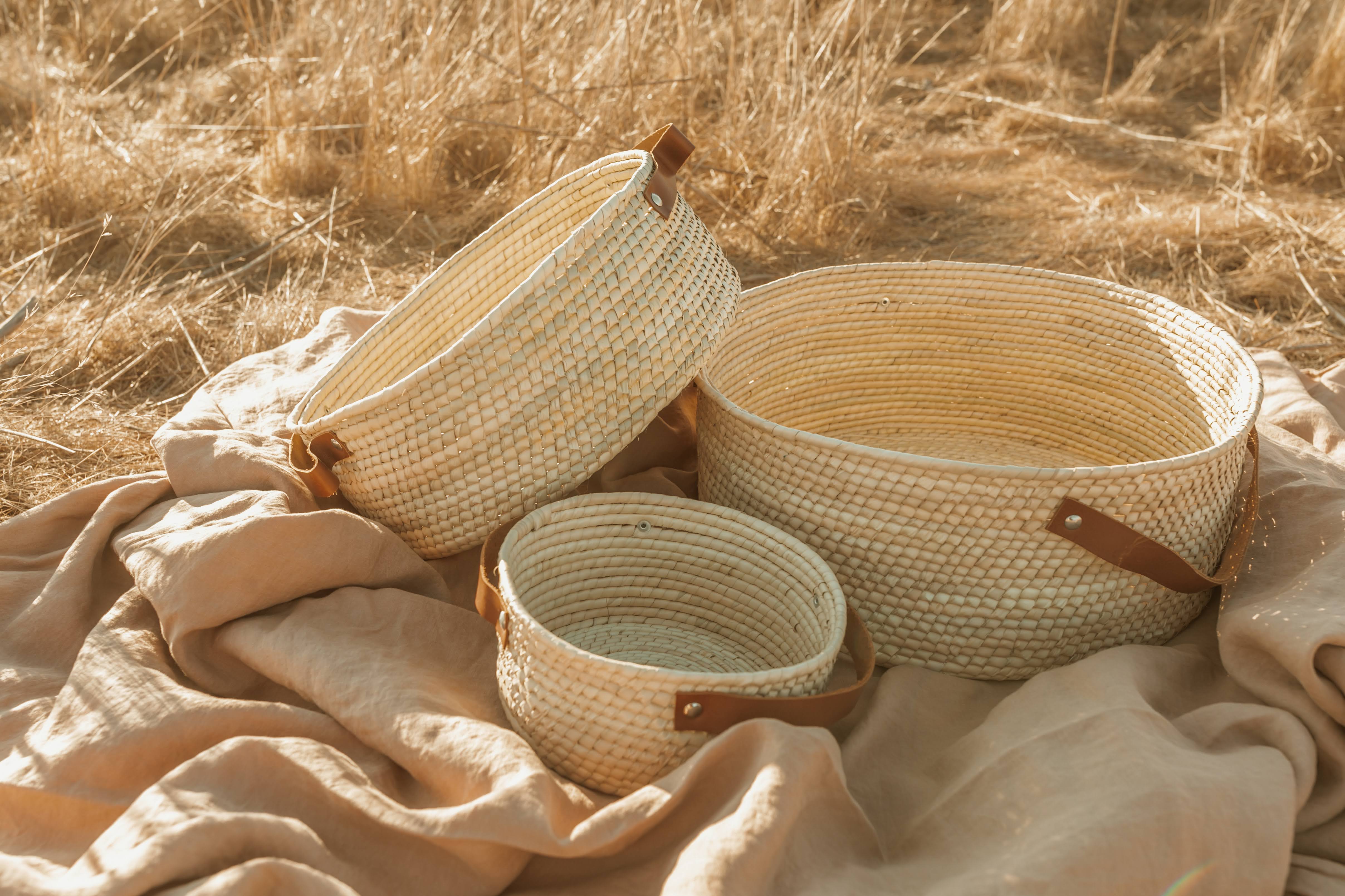 Raffia Honey Pot Basket – The Artisan & Company