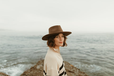 The Smith Rancher in brown, part of the Leah Fall/Winter ‘22 collection of premium wool felt style hats