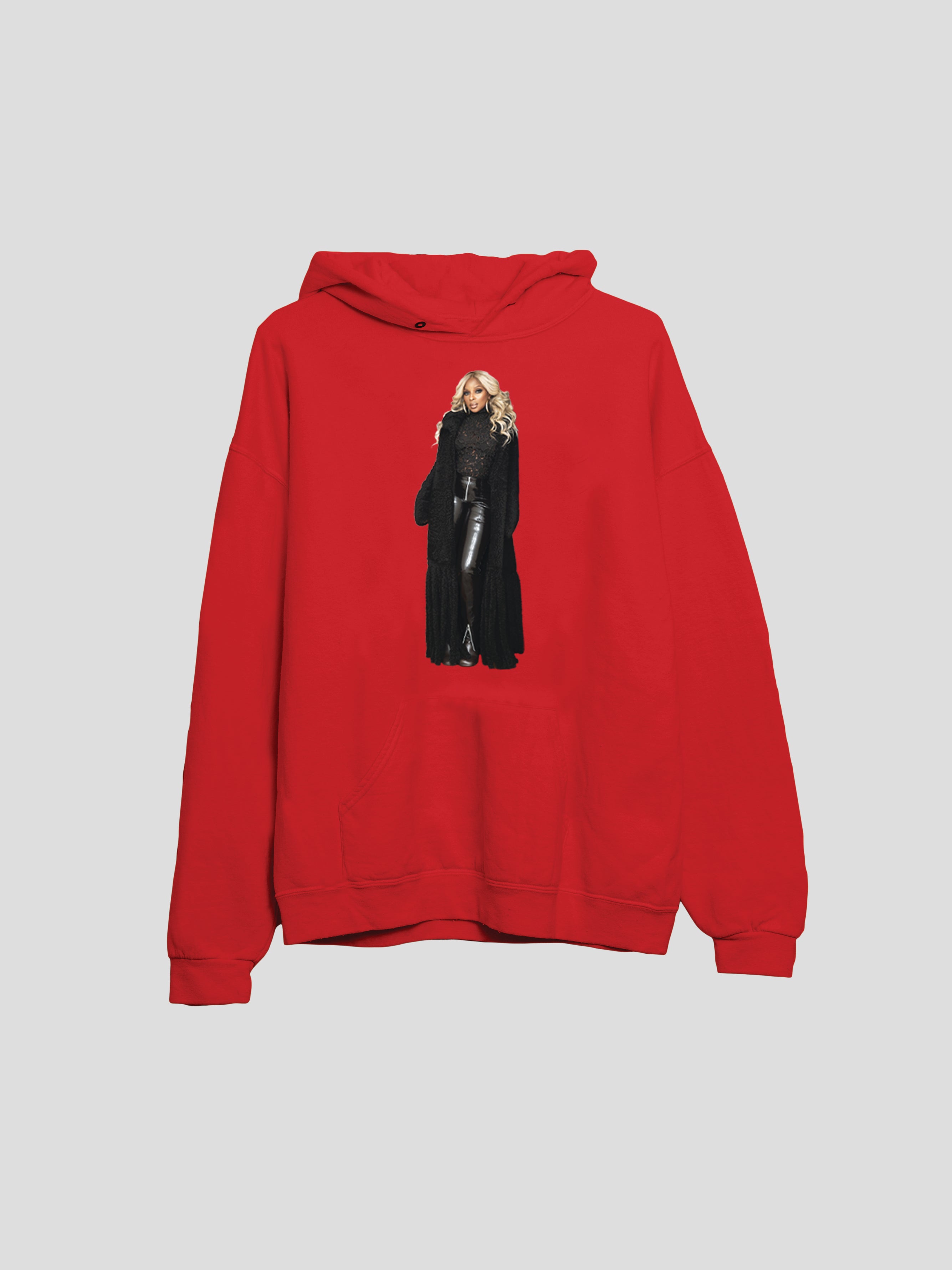 Top Red Hoodie Mary Blige Official Store