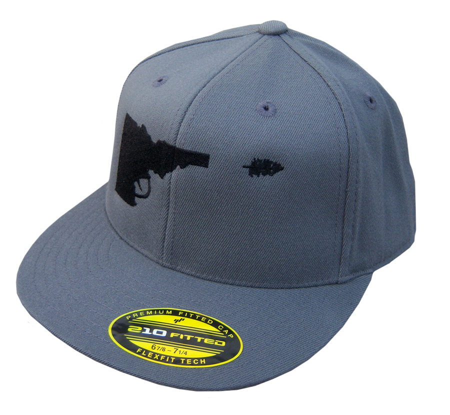 Banana Ink Idaho Tree Gun Flat Bill Fitted Hat Banana Ink