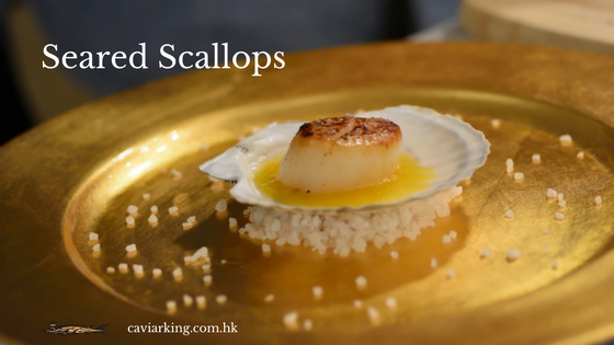 Seared Scallops | Recipe by Caviar King