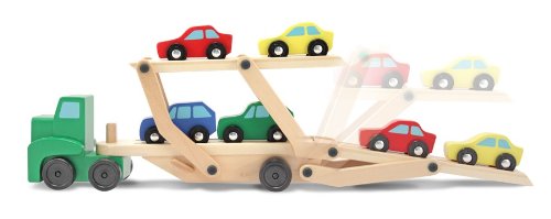 melissa and doug truck car carrier