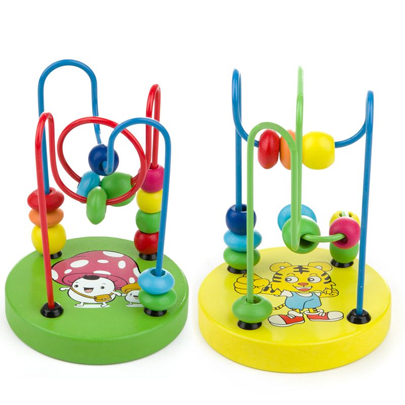 wooden bead baby toy