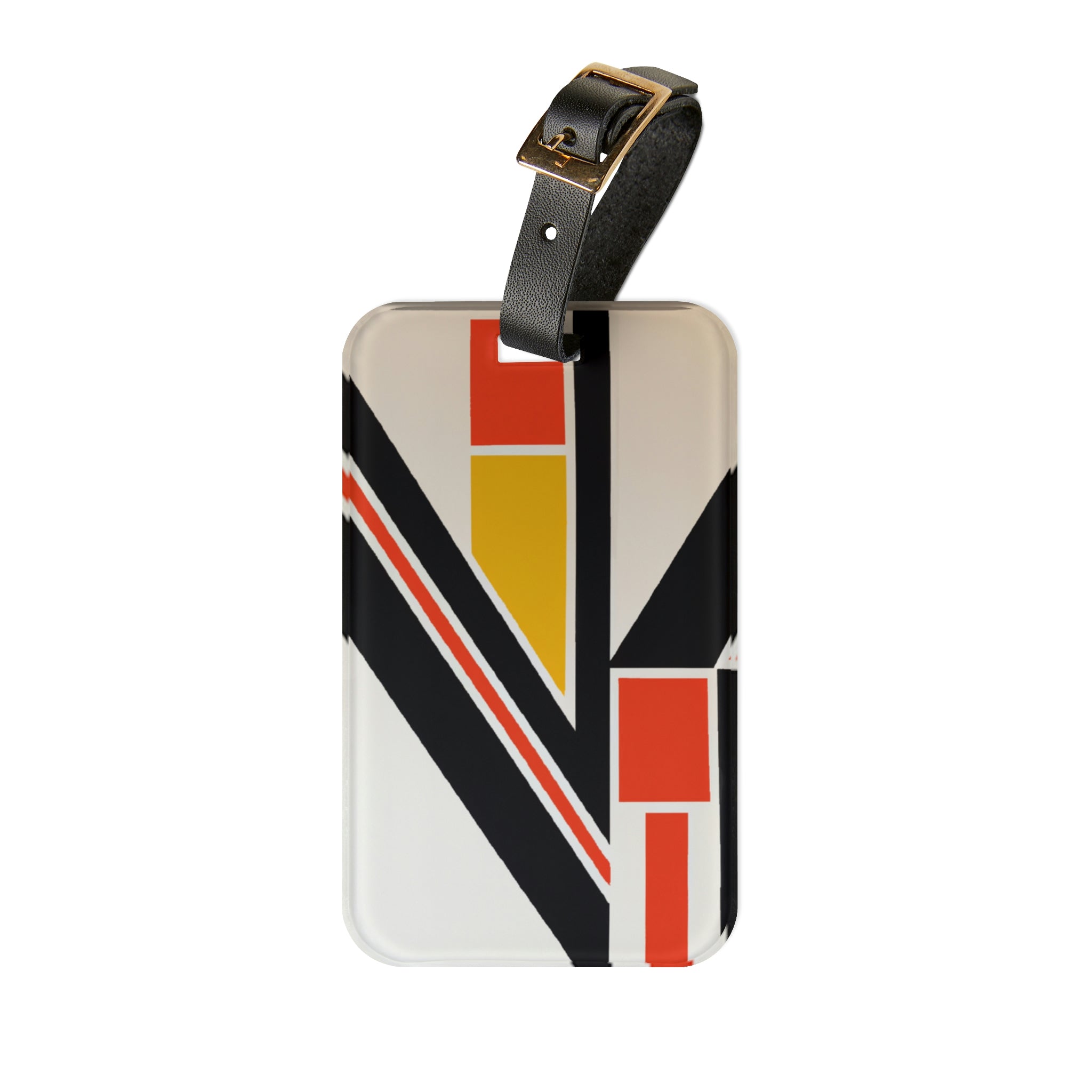 Iris Hartman - Mid-Century Modern Design Printed on a Custom Luggage Tag